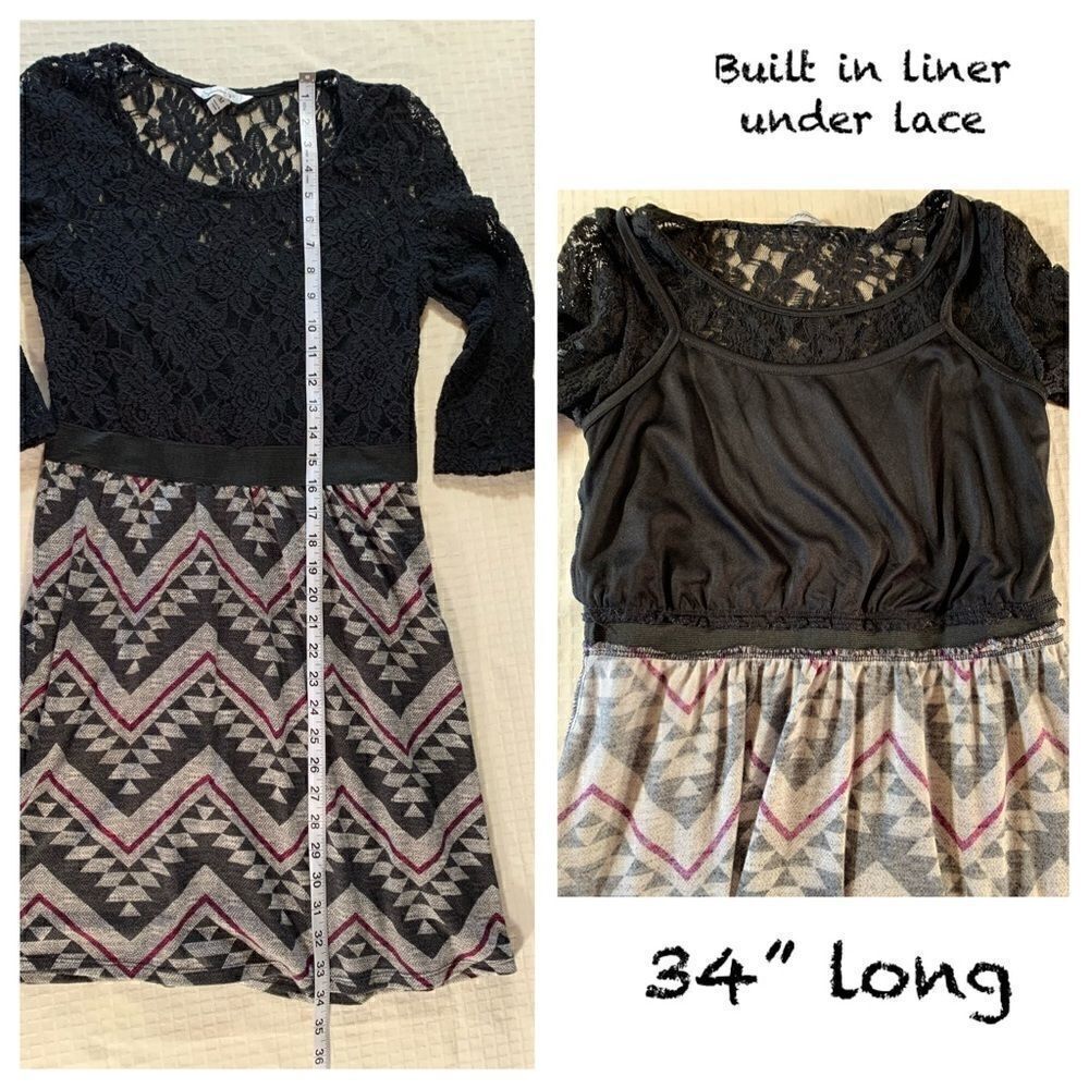 Speechless lace top skirt dress - Picture 5 of 8